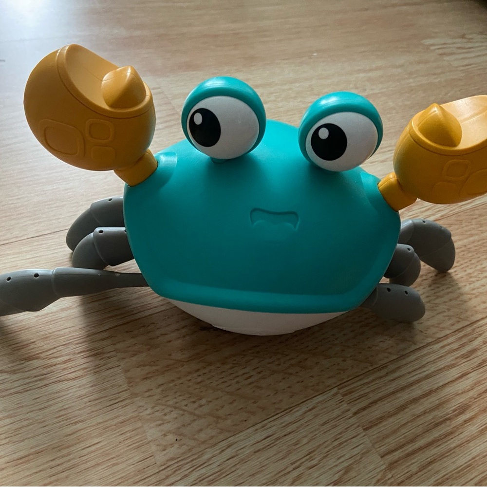 🦀 Blue Tummy Time Crab 🦀